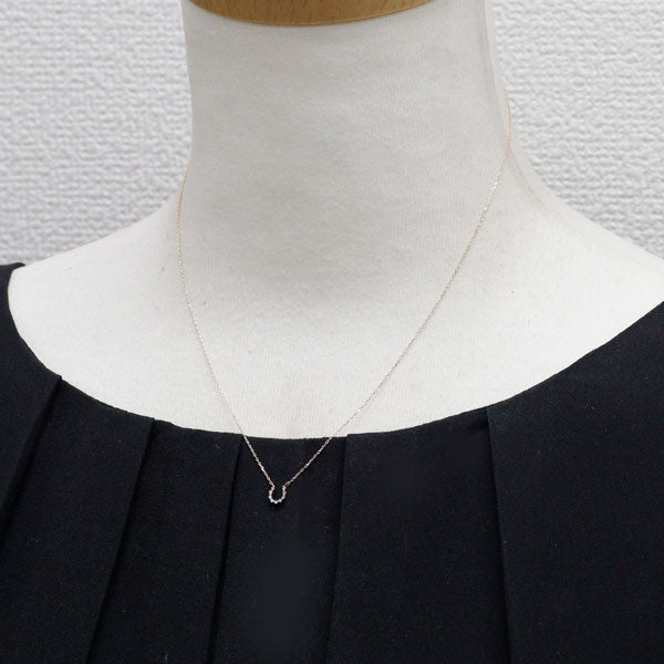 スタージュエリー K10YG ダイヤモンド ペンダントネックレス 0.03ct 馬蹄