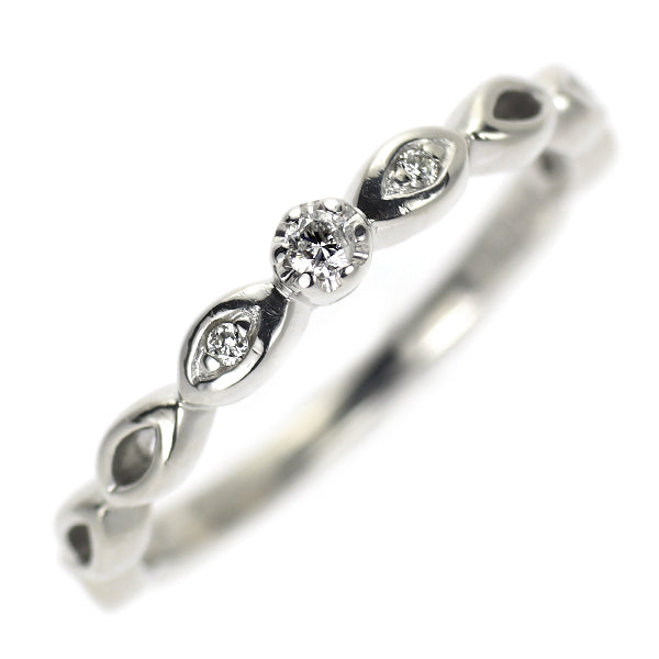 4℃ K18WG ダイヤモンド リング ピンキー — セルビーオンラインストア