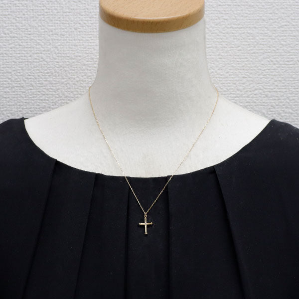 アーカー/ahkah K18YG ダイヤモンド ペンダントネックレス クレオクロス