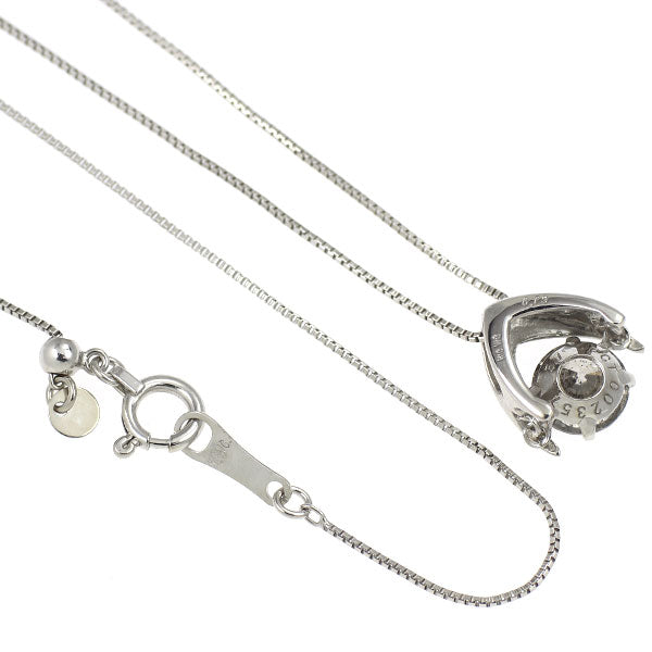 K18WG ダイヤモンド ペンダントネックレス 0.73ct ダンシング
