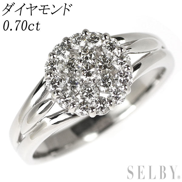 Pt900 ダイヤモンド リング 0.70ct