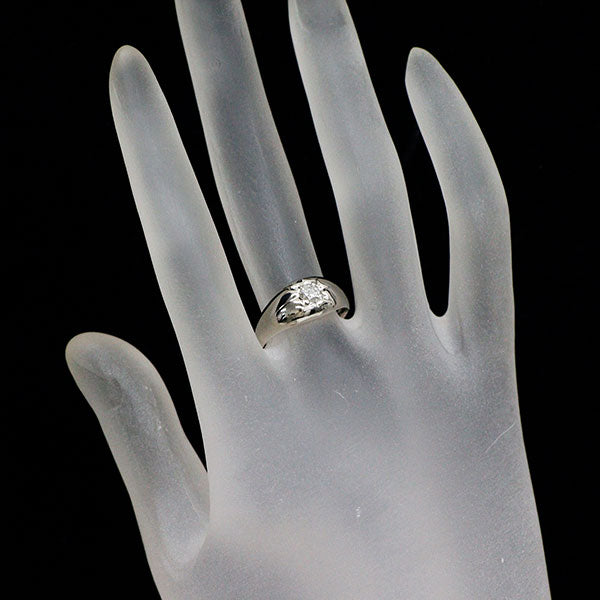 Pt850 ダイヤモンド リング 0.20ct