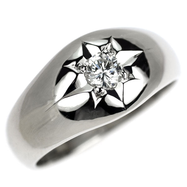 Pt900 ダイヤモンド リング 0.18ct