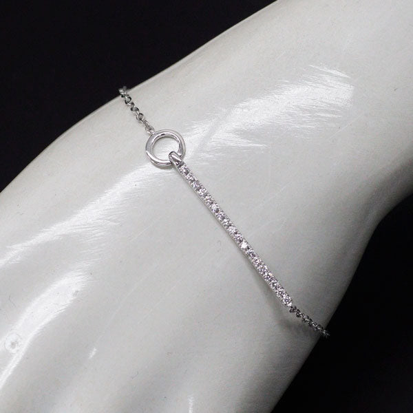 K18WG ダイヤモンド ブレスレット 0.21ct