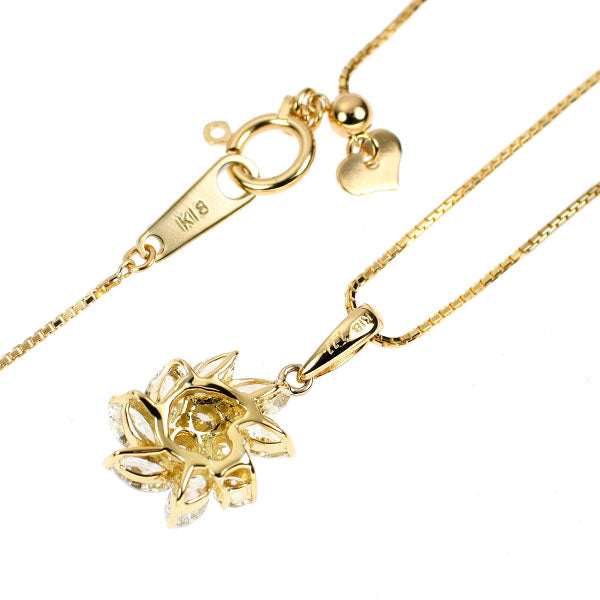 K18YG ダイヤモンド ペンダントネックレス 1.11ct