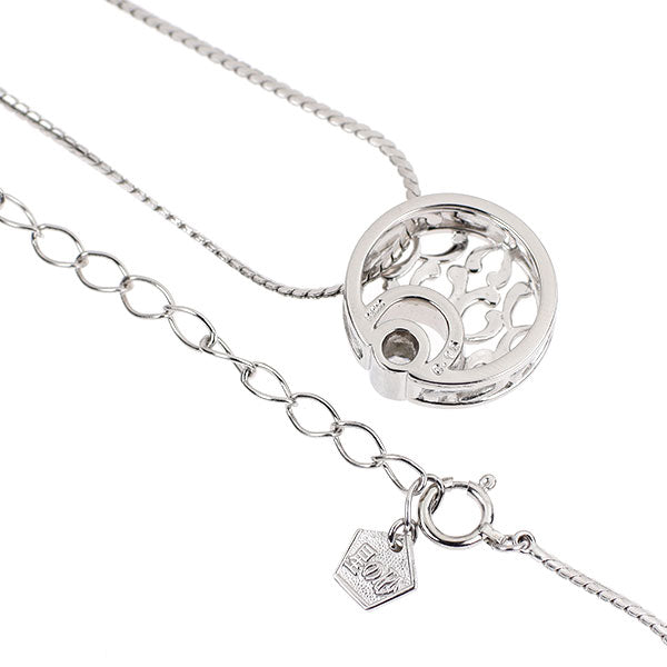 星の砂 Pt900/ Pt850 ダイヤモンド ペンダントネックレス 0.15ct