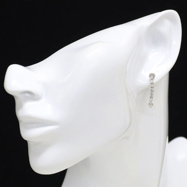 K18WG ダイヤモンド ピアス 0.50ct