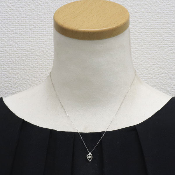 Pt900/ Pt850 ダイヤモンド ペンダントネックレス 0.097ct D0.02ct