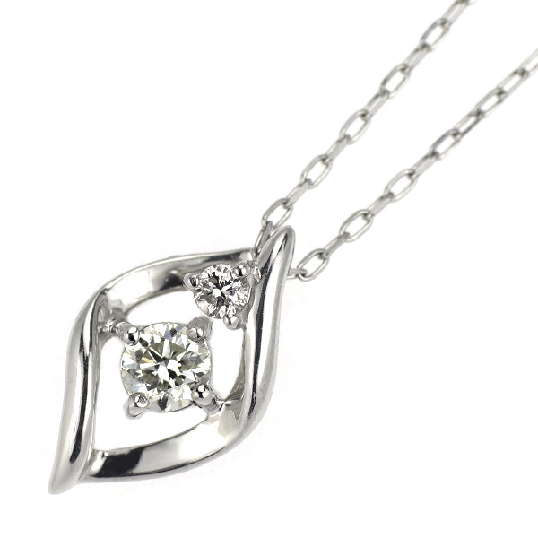 Pt900 ダイヤモンド Pt850 　スマイルダイヤモンドネックレス プラチナ 一粒ダイヤモンドネックレス 天然ダイヤモンド diamond