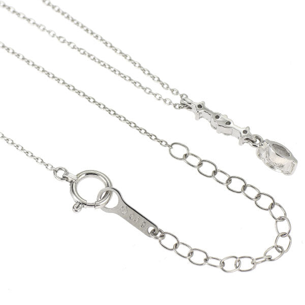 田崎真珠 Pt850 ダイヤモンド ペンダントネックレス 0.19ct