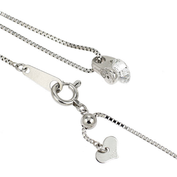 Pt900/ Pt850 ダイヤモンド ペンダントネックレス 0.50ct  一点留め