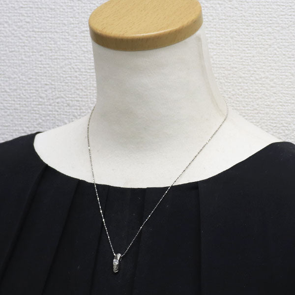 アッシュエル/H.L Pt900/ Pt850 ダイヤモンド ペンダントネックレス 0.308ct D0.02ct