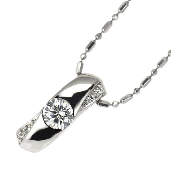 アッシュエル/H.L Pt900/ Pt850 ダイヤモンド ペンダントネックレス 0.308ct D0.02ct