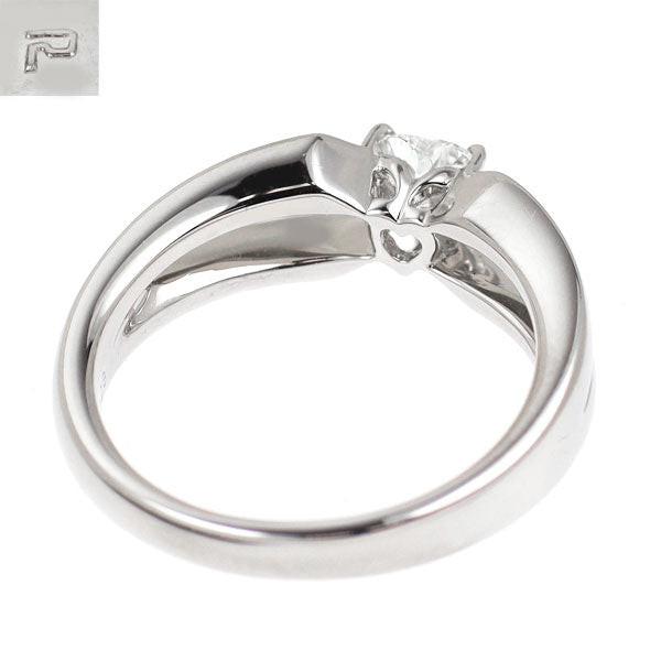 ポーラ Pt900 ハートシェイプ ダイヤモンド リング 0.30ct