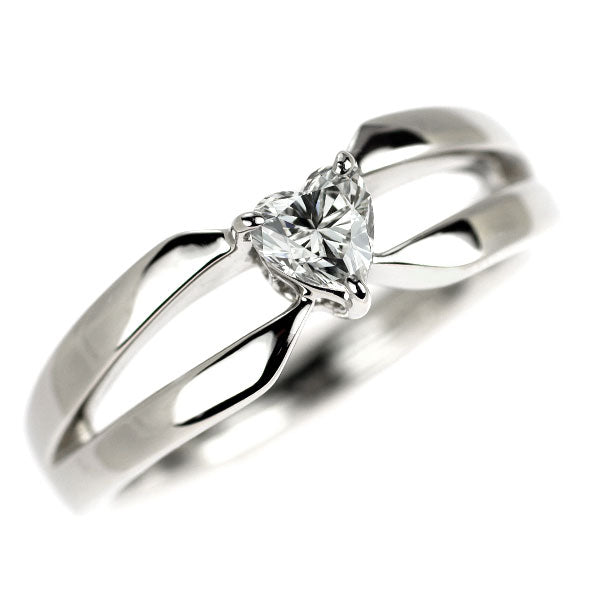 ポーラ Pt900 ハートシェイプ ダイヤモンド リング 0.30ct