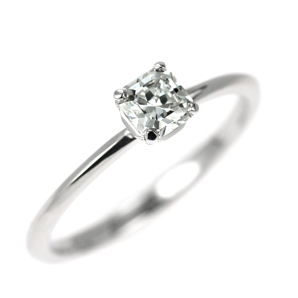ティファニー Pt950 ダイヤモンド リング 0.33ct G VVS1 3EX トゥルー