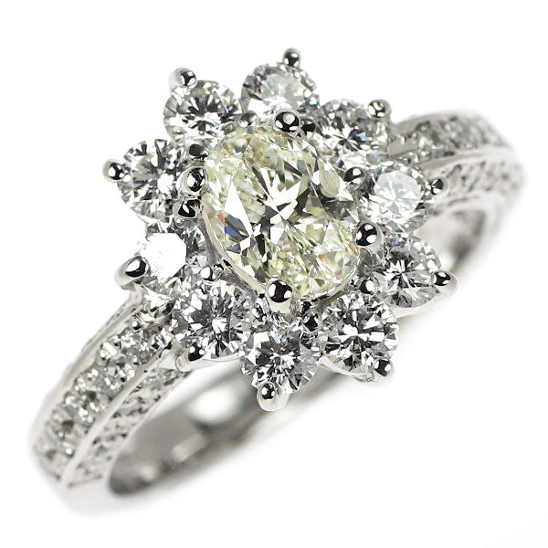 Pt900 ダイヤモンド リング 0.705ct D1.09ct