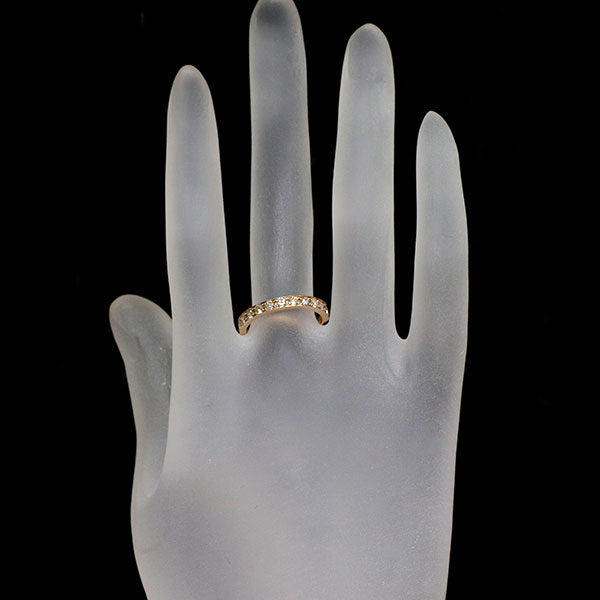 K18PG ダイヤモンド リング 0.50ct ハーフエタニティ