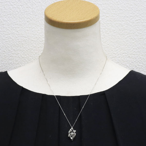 Pt900/ Pt850 ダイヤモンド ペンダントネックレス 0.30ct D0.02ct
