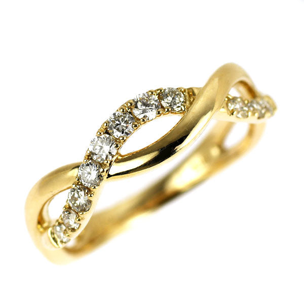 K18YG ダイヤモンド リング 0.25ct