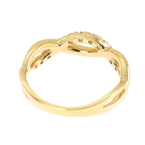 K18YG ダイヤモンド リング 0.25ct
