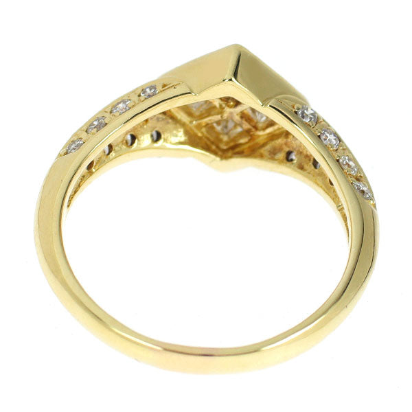 K18YG ダイヤモンド リング 0.87ct ミステリーセッティング