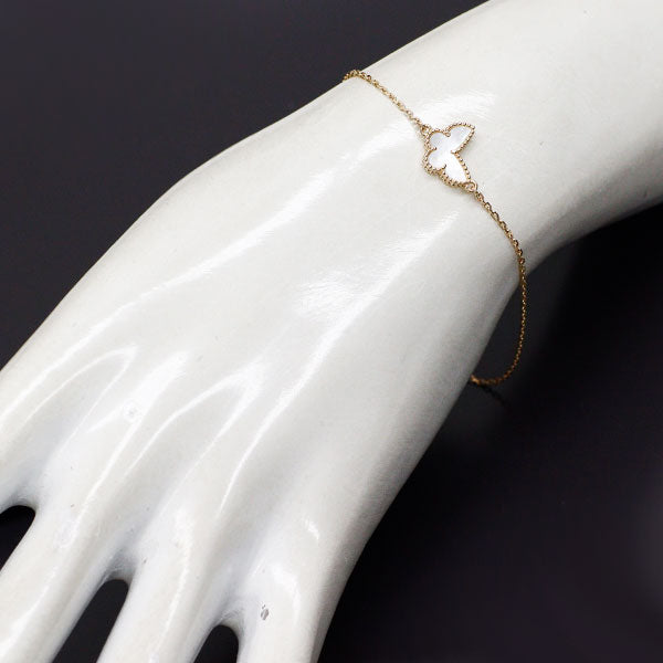 ヴァンクリーフ＆アーペル K18YG マザーオブパール/シェル