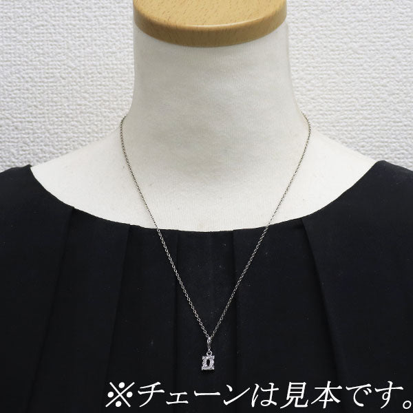 カルティエ K18WG ダイヤモンド チャーム兼ペンダントトップ 2C