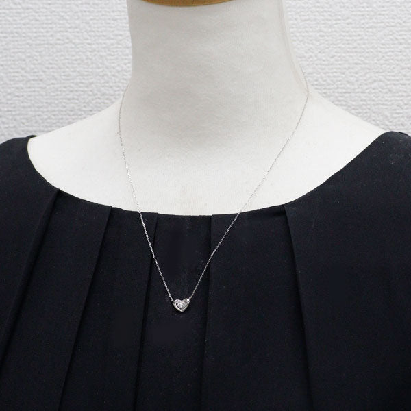 Pt900/ Pt850 ダイヤモンド ペンダントネックレス 0.317ct G SI2 EX ハート