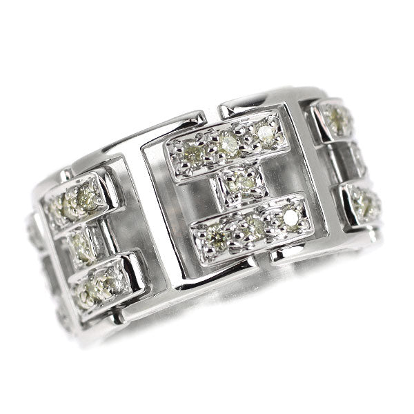K18WG ダイヤモンド リング 0.50ct