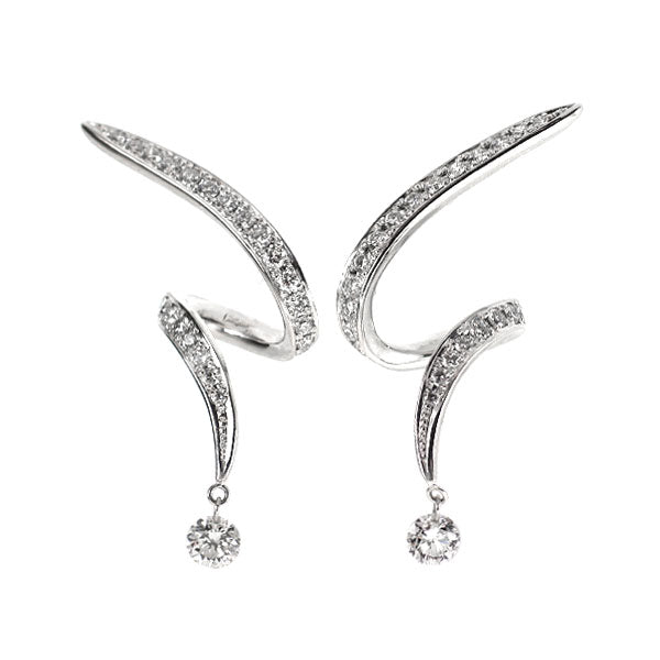 yoyo 】PT900 ダイヤモンドピアス yoyo 様専用】PT900 ダイヤモンドピアス