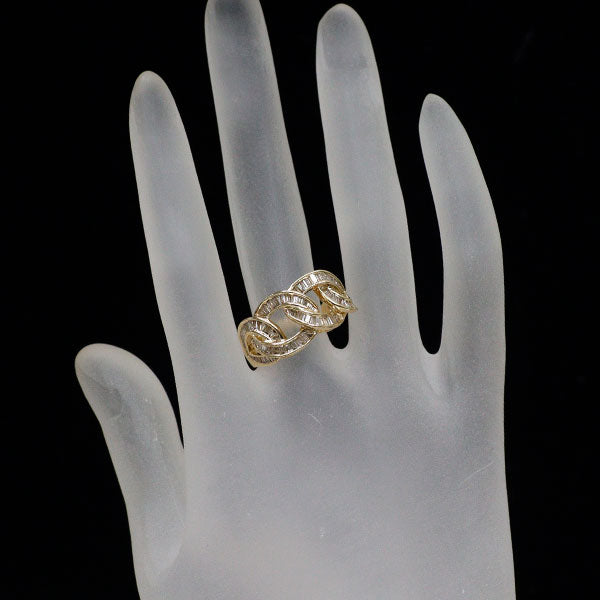 K18YG ダイヤモンド リング 0.90ct