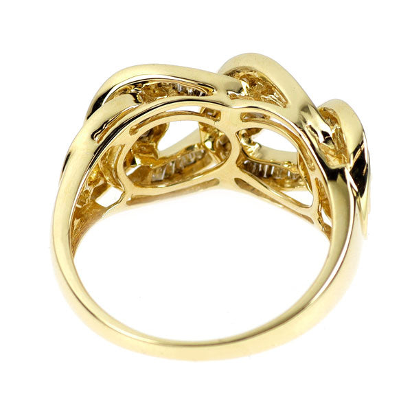 K18YG ダイヤモンド リング 0.90ct