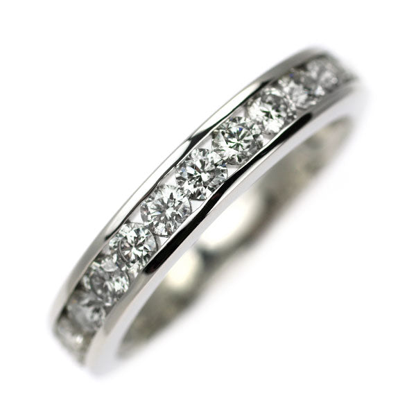 Pt950 ダイヤモンド リング 1.00ct セミエタニティ