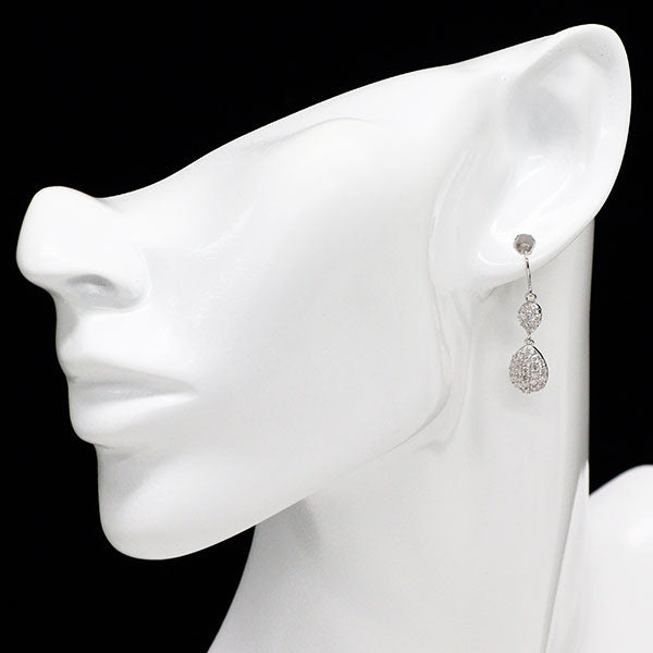 Pt850 ダイヤモンド ピアス 0.86ct