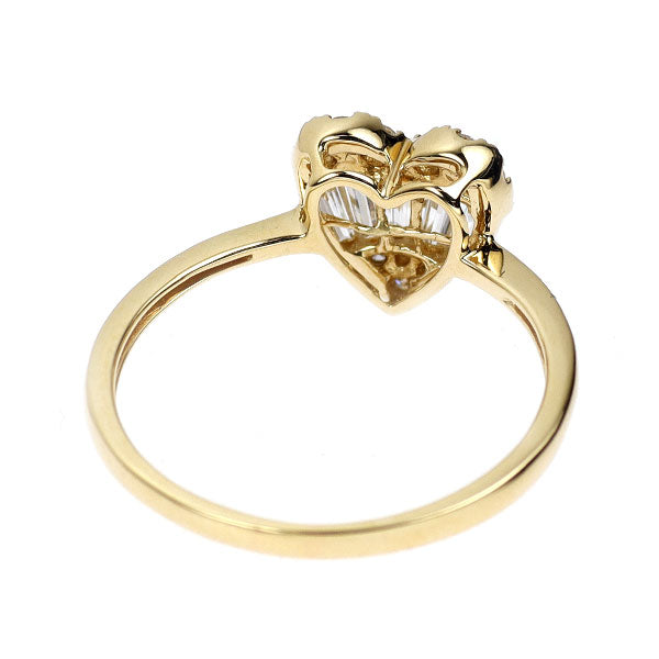 K18YG ダイヤモンド リング 0.50ct ハート