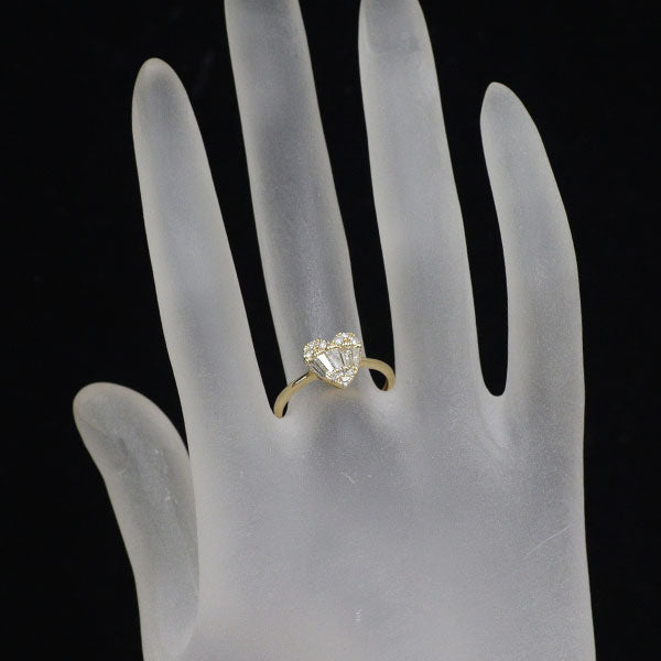 K18YG ダイヤモンド リング 0.50ct ハート