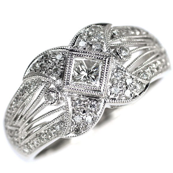 Pt900 ダイヤモンド リング 0.48ct — セルビーオンラインストア