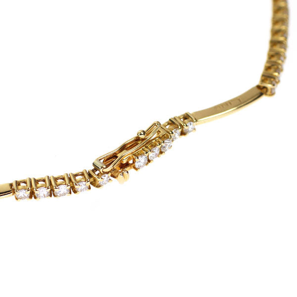DTC K18YG ダイヤモンド ブレスレット 1.50ct LINE