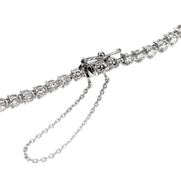 K18WG ダイヤモンド テニス ブレスレット 3.18ct