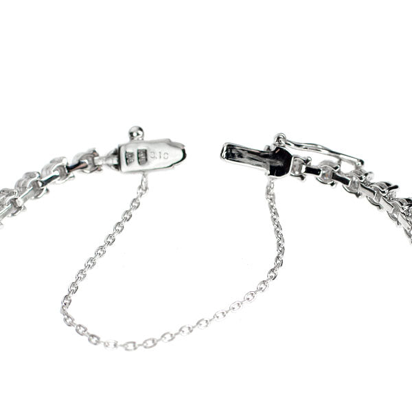 K18WG ダイヤモンド テニス ブレスレット 3.18ct