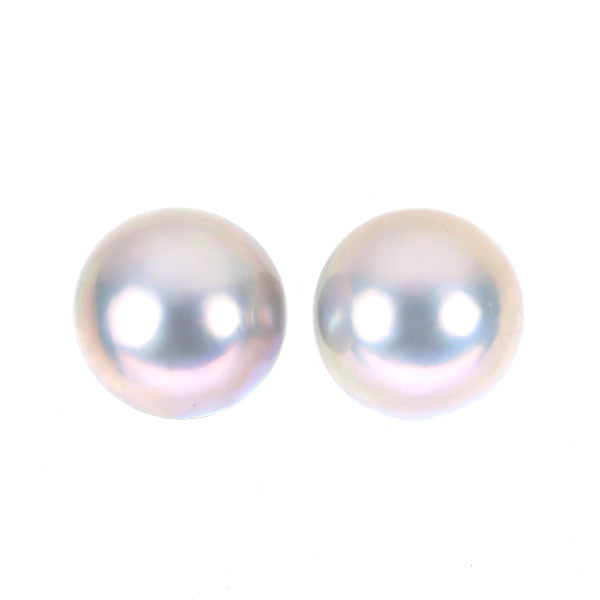 K14WG マベパール ピアス 径約14.0mm