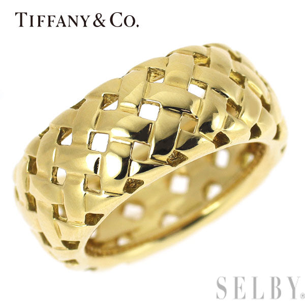 ティファニー K18YG リング ミネヴァリー