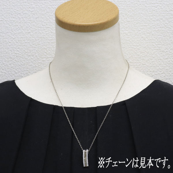 K18WG ダイヤモンド ペンダントトップ 1.12ct