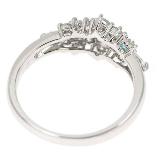 Pt900 パライバトルマリン ダイヤモンド リング 0.11ct D0.55ct