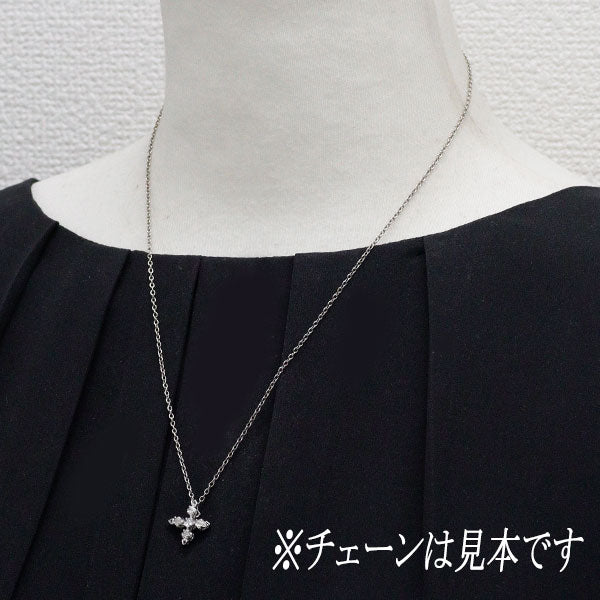 K18WG ラフカット ダイヤモンド ペンダントトップ 0.30ct
