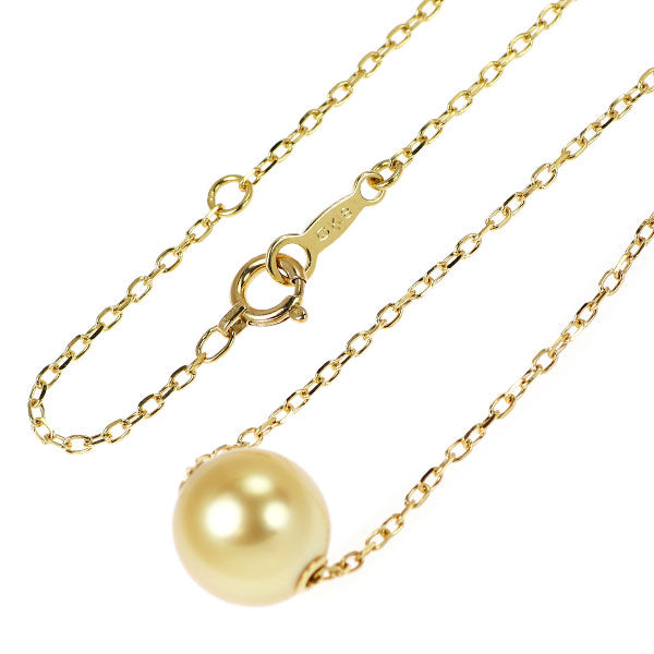 ミキモト K18YG ゴールデン 真珠/パール ペンダントネックレス 径約 9.4mm