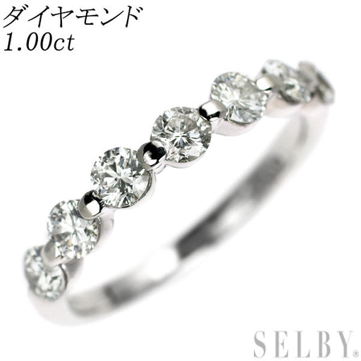 Pt900 ダイヤモンド リング 1.00ct 一文字 — セルビーオンラインストア