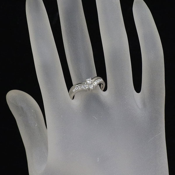 田崎真珠 Pt900 ダイヤモンド リング 0.26ct