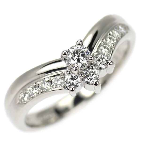 田崎真珠 Pt900 ダイヤモンド リング 0.26ct